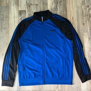 Black and Blue Adidas Jacket